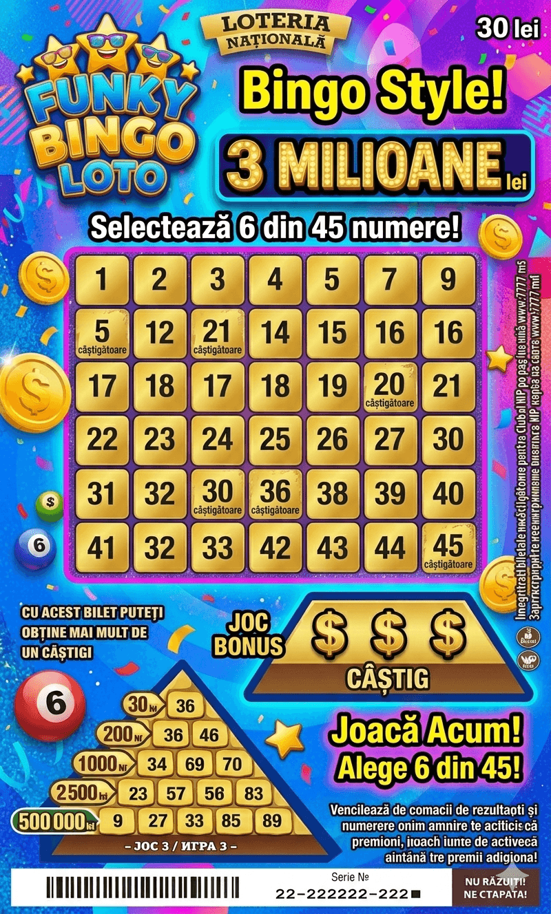 Funky Bingo Loto